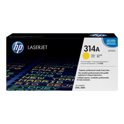 HP 314A - geel - origineel - LaserJet - tonercartridge (Q7562A)