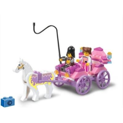 Jeu de construction SLUBAN Elements Girls Dream Series Princesse Carriage