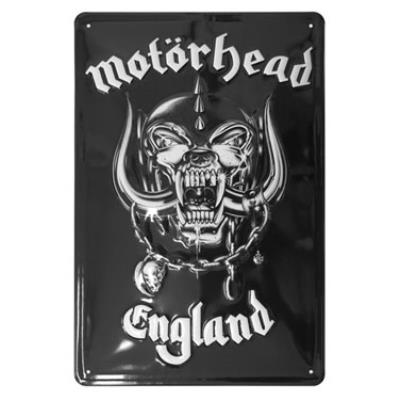 Motörhead panneau métal England 20 x 30 cm