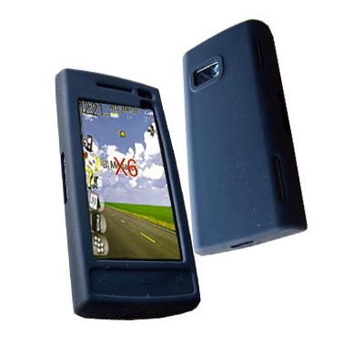 Housse silicone Noire pour Nokia X6