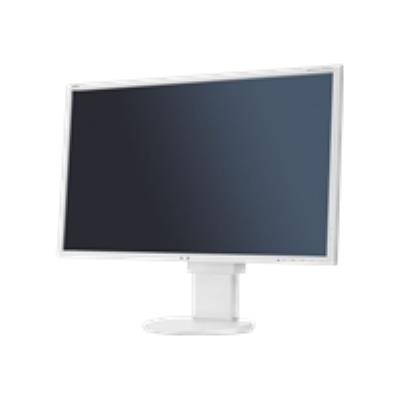 NEC MultiSync EA223WM - LED-monitor - 22 - 1680 x 1050 HD 720p - TN - 250 cd/m² - 1000:1 - 5 ms - DVI-D, VGA, DisplayPort - luidsprekers - wit