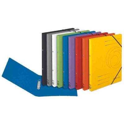 Classeur À Anneaux Easyorga, A4, Colorspan-Carton, Jaune Herlitz 11255486