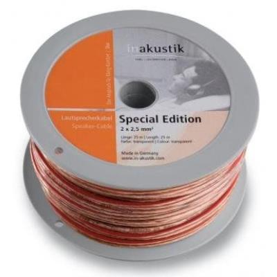 In-Akustik Star Special Edition Câble Enceinte 2X 2,5 Mm 25 M Transparent Import Allemagne