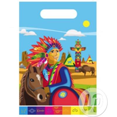 indien lot de 8 sachets 24x17cm