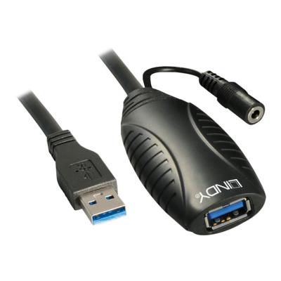 LINDY USB 3.0 Active Repeater Cable - USB-uitbreider - USB, USB 2.0, SuperSpeed USB 3.0