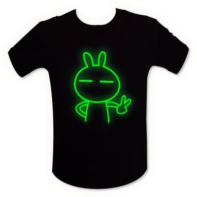 T-shirt phosphorescent lapin XXL