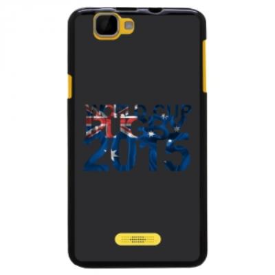 Coque Souple en gel pour Wiko Rainbow avec impression Australie et logo rugby WCR 2015