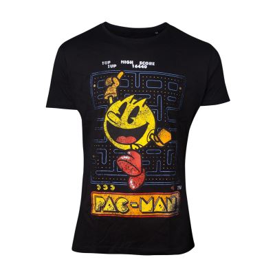 PAC-MAN - T-Shirt Homme Retro Start Scene - (S)
