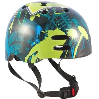 Sport direct no bounds casque de bmx pour enfant taille 55-58 cm (bleu vert) - 1