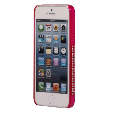 Bumper strass rose pour iPhone 5 / 5S