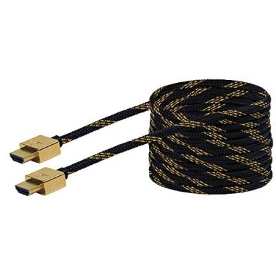 Schwaiger hdmi-kabel 5,0m slim vergoldet hdmsl50531