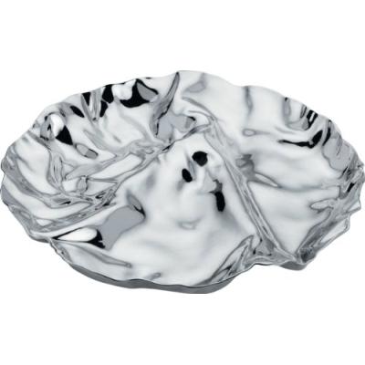 ALESSI LC13 PEPA PLAT POUR AMUSE-BOUCHES TROIS SÉPARATIONS INOX 18/10 POLI