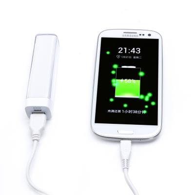 Batterie de secours Lipstick blanche 2600 mAh