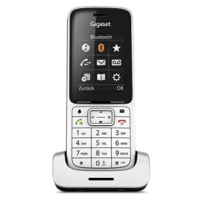 Gigaset SL450HX - Extension du combiné sans fil - avec Interface Bluetooth avec ID d'appelant/appel en instance - DECTGAP - SIP, RTP - noir, platine