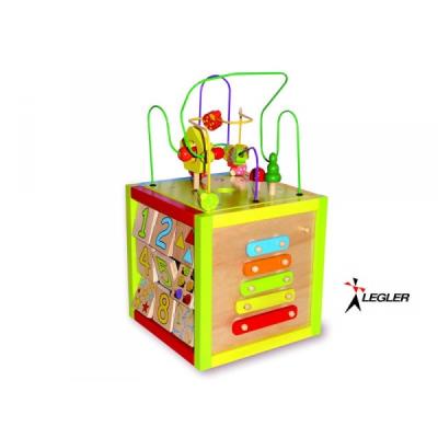 Cube actif en bois