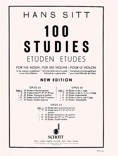 ETUDEN 100 OP.32 VOL.1