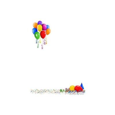 DECAdry Designed Papers Balloons - papier multi-usages - 20 feuille(s)