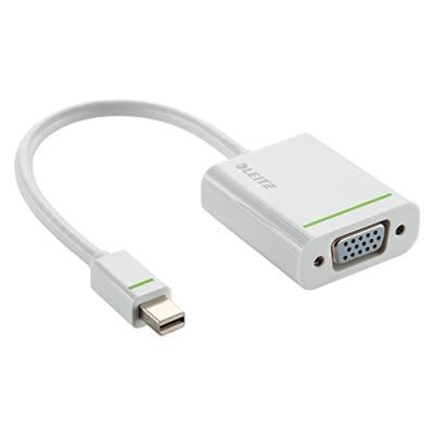 Leitz Adaptateur Mini Display Port vers VGA- 63090001-15 cm, Blanc