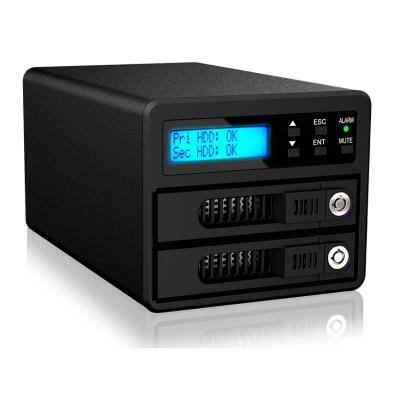 Raidon gr3680-sb3 system de raid pour disque dur sata ssd 2x 2,5 2x 3,5 noir