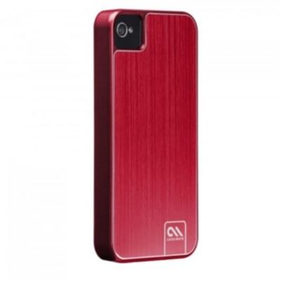 Coque BarelyThere Brossé Rouge pour iPhone 4 4S