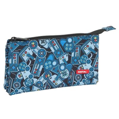 Portatodo Safta Welcome Gamers Bleu Triple