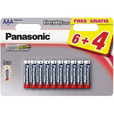 10 Piles Everyday Power LR03 6+4 gratuites