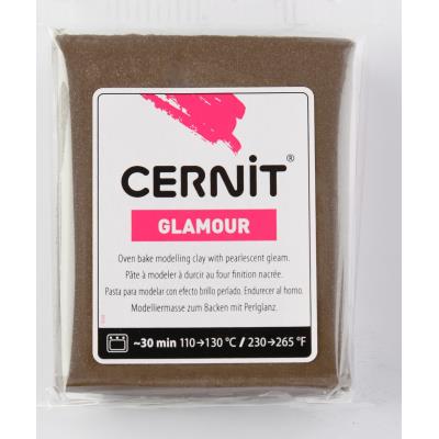 Pâte Cernit Glamour - 56 g - Bronze (058) - Cernit