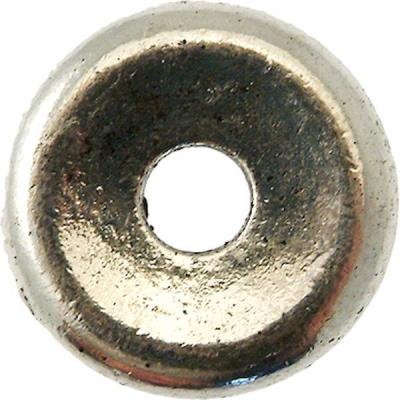 Anneau donut métal - 30 mm - Argenté - MegaCrea