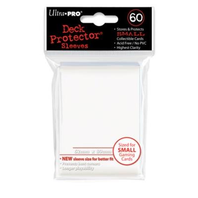 Ultra Pro - 60 pochettes Deck Protectors Solid Blanc JAP