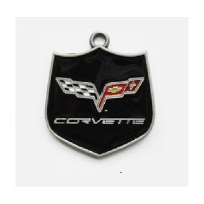 pendentif chevrolet corvette logo homme femme rocker