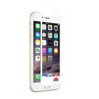 moshi iVisor Glass - Schermbeschermer voor mobiele telefoon - glass - transparant - framekleur white - voor Apple iPhone 6 Plus