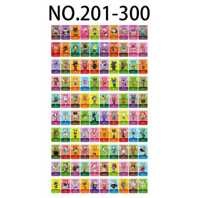 100 PCS Serie 3 Standard Amiibo Cartes pour Animal Crossing Frusde Compatible avec Nintendo Switch - 8,6*5,4cm