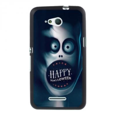 Coque souple pour Sony Xperia E4g avec impression Motifs zombie trick treat