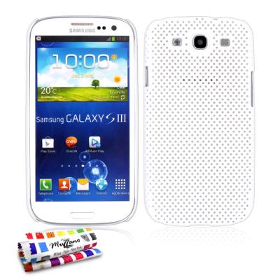 Coque ORIGINALE Ultra Fine Blanc , Alvéolia, de MUZZANO pour SAMSUNG GALAXY S3