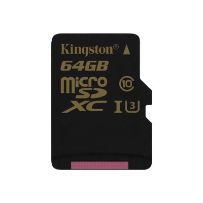 Kingston Gold - carte mémoire flash - 64 Go - microSDXC UHS-I