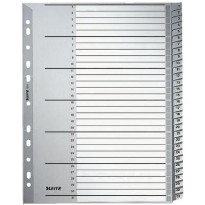 Esselte-leitz 12810000 trieur a4 31 onglets en polypropylène (gris)