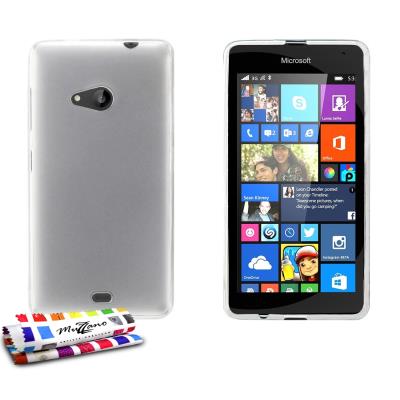 Coque Souple Ultra-Slim Le Glossy Hybrid Transparent pour NOKIA LUMIA 535