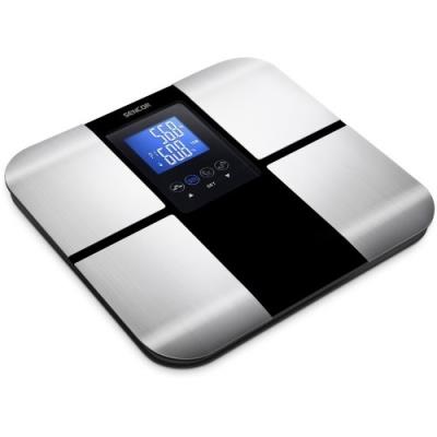 Sencor sbs 6015bk pèse-personne fitness - mémoire pour 8 utilisateurs avec identification automatique de lutilisateur - noir