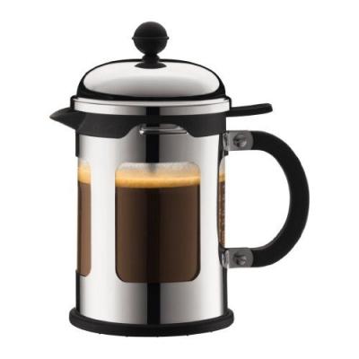 Bodum - 11171-16 - Chambord - Cafetière à Piston / Bec Verseur - 4 Tasses / 0,5 L