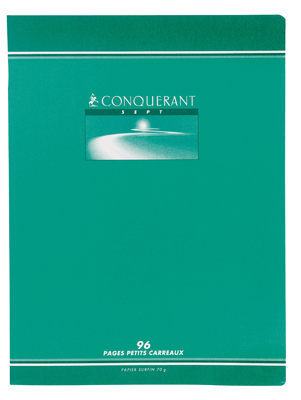 Hamelin - Cahier Piqure 96p 24x32 5x5 70g