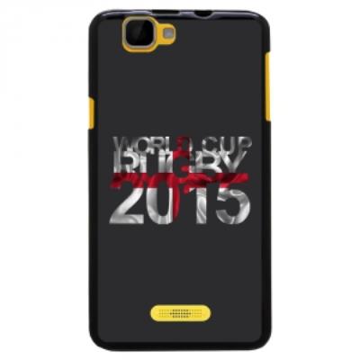 Coque Souple en gel pour Wiko Rainbow avec impression Angleterre et logo rugby WCR 2015