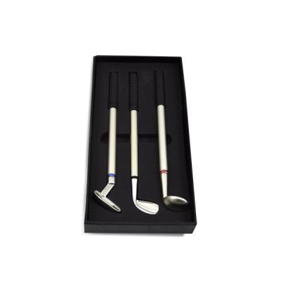 Lot de 3 stylos club de golf crayon insolite original