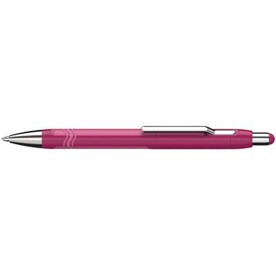 Stylo bille Schneider S-138608 Epsilon Sleeve Braam rouge Encre bleu