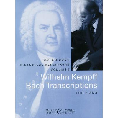 Partitions classique BOTE AND BOCK BACH J.S. - BACH TRANSCRIPTIONS - PIANO Piano
