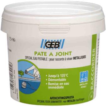 Gebajoint Geb - Pâte à joints pour étanchéite eau potable raccord métal - 500 g ...