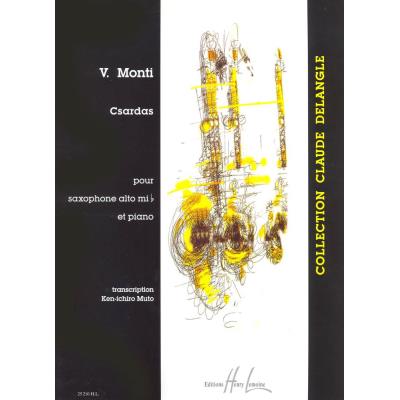 Partitions classique LEMOINE MONTI VITTORIO - CZARDAS - SAXOPHONE MIB, PIANO Saxophone