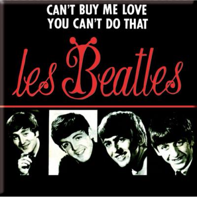 Magnets Woodbrass Club MAGNET AIMANT BEATLES MOTIF: LES BEATLES - 7,6 CM X 7,6 CM