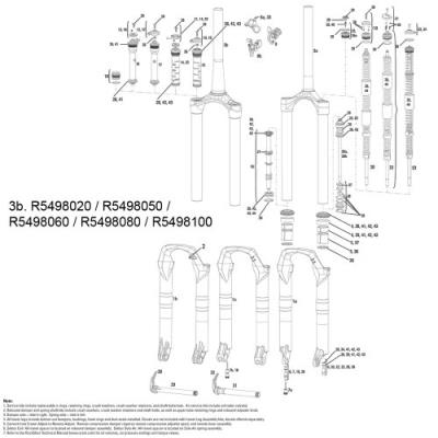 Rockshox sektor u csu pivot conique tour en aluminium 140 mm