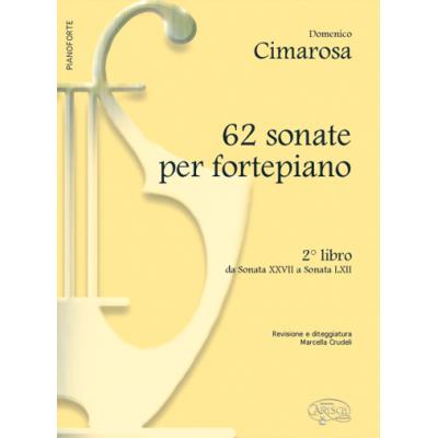 Partitions classique CARISCH CIMAROSA DOMENICO - 62 SONATE PER PIANO VOL .2 - PIANO Piano
