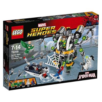 Lego super heroes- marvel - 76059 - spider-man - le piège à tentacules de doc ock